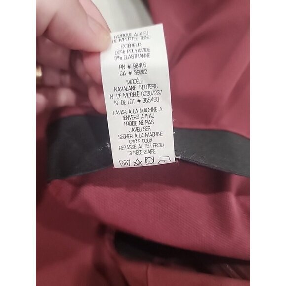 Theory Navalane Neoteric Womens Mid-Rise Burgundy Red Trouser Pants 4 - Picture 8 of 8